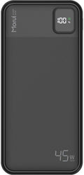 Moru 45 W PPS Chogosok Charging 2.0 Large Size Bojo Pear Teori 20000 mAh, MT-45, Black (모루이 45W PPS 초고속충전2.0 대용량 보조배터리 20000mAh, MT-45, 블랙)