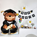 Benteuholrik Joleop Patiyongpum Seutaendingpungseon Raendeu Set , 1 Pack , 02. Haksamo Gomdol Set (이벤트홀릭 졸업 파티용품 스탠딩풍선 가랜드 세트, 1개, 02.학사모 곰돌이 세트)
