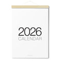 Alru 2026 Udeu Byeokgeol Dalryeok Kaelrindeo , 1 Pack (알루 우드 벽걸 달력 캘린더)