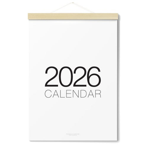 Alru 2026 Udeu Byeokgeol Dalryeok Kaelrindeo , 1 Pack (알루 우드 벽걸 달력 캘린더)