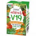 Jeongsikpum Geongangdameun Yachaedeuk V 19, 145 ml, 24 Pack (정식품 건강담은 야채득)