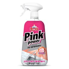 Homseuta Pink Pawo Jubang Gireum Jjideunttae Keulrineo , 750 ml, 1 Pack (홈스타 핑크파워 주방 기름 찌든때 클리너, 750ml, 1개)