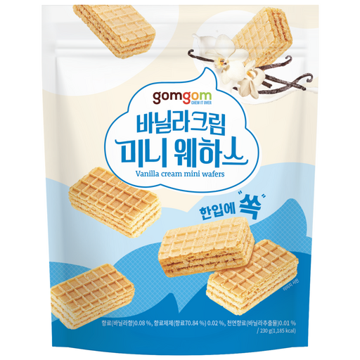GuamPick Vanilla Cream Mini Wehaseu , 230 g, 1 Pack (웨하스)