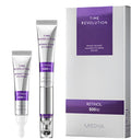 Missha Taim Rebolrusyeon Retinol 500 Syat Galbanik A Cream Dyuo Set 15 ml + 15 ml, 1 Pack (미샤 타임 레볼루션 레티놀 500샷 갈바닉 아이크림 듀오 세트 15ml + 15ml, 1개)