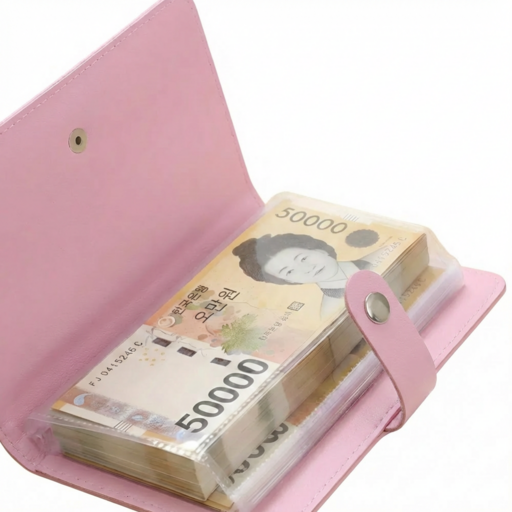 Every Day Dami Hyeongeum Baindeo Jeochuk Daeori , 1 Pack , Pink (다미 현금 바인더 저축 다어리)