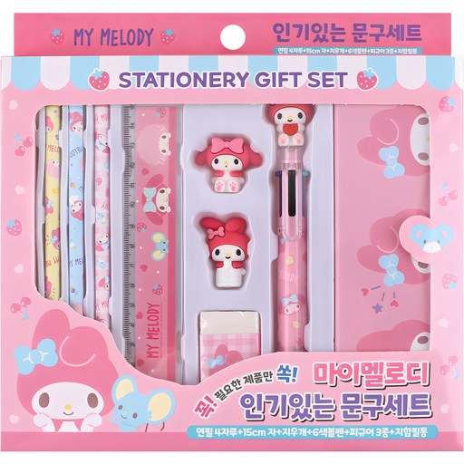 Sanrio It Mungu Set Mameldi , Pink , 1 Pack (산리오 있 문구 마멜디)