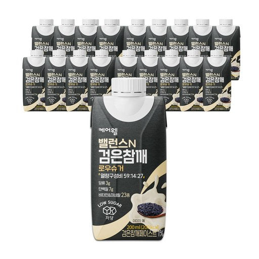 Care Wel Geomeunchamkkae , 200 ml, 18 Pack (웰 검은참깨)