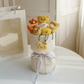 Packets Beobeulrum Inhyeong Kkotdabal Joleopsik Pack Haksik Balpyohoe Hakyehoe , 1 Pack , Dan (포에버블룸 인형 꽃다발 졸업식 입학식 발표회 학예회, 1개, 단일)
