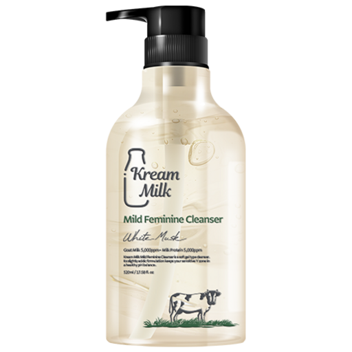 Cream Milkeu Madeu Probiotics Yeoseongcheonggyeolje , 1 Pack , 520 ml (밀크 마드 여성청결제)