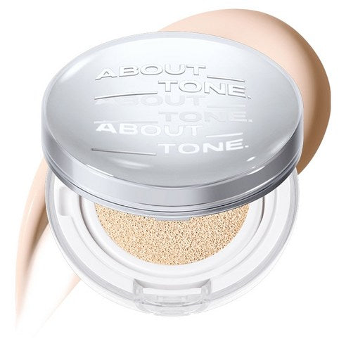About-Tone Toner Reeo Pit Cushion Foundation 13 g, 21 Cool Rateu , 1 Pack (어바웃톤 스킨 레이어 핏 쿠션 파운데이션 13g, 21쿨라이트, 1개)
