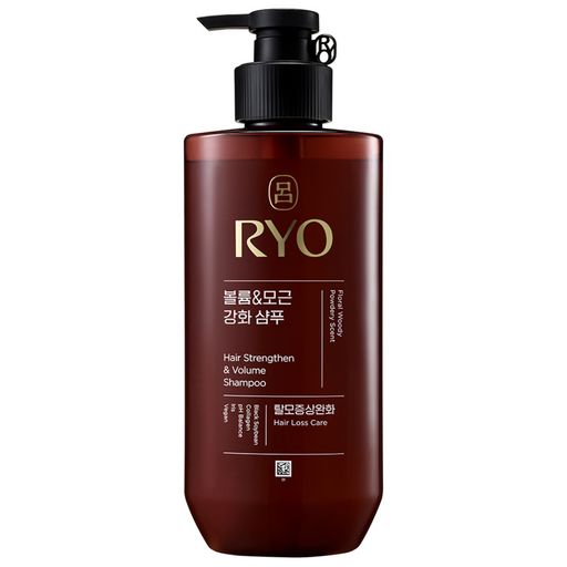 Ryeo Heukun Bolryum Mogeunganghwa Talmojeungsangwanhwa Shampoo Udi Scent , 480 ml, 1 Pack (려 흑운 볼륨 모근강화 탈모증상완화 우디)