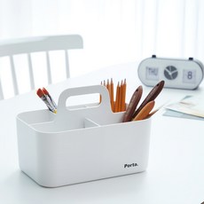 Ritem Packets Reuta Keom Pact Sunap Jeongriham , Abori , 1 Pack (리템 포르타 컴팩트 수납 정리함, 아이보리, 1개)