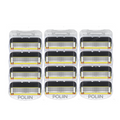 POLIIN 5 Jungnal Yellow Noodles Nal Gillette Pyujeon Peuswildeu Hohwan , 3 Pack , 4 Pack (중날 날 퓨전 프쉴드 호환)
