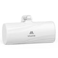 Baelryuem Chehyeong Mini Kinghyeong Bojo Pear Teori 5000 mAh D 1, VM-B 2 PA 5 SI 8 P(8 Pin ), White (밸류엠 일체형 미니 도킹형 보조배터리 5000mAh D1, VM-B2PA5SI8P(8핀), 화이트)