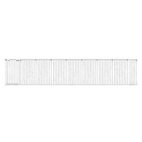 Kiwobori Gangaji Dayong Daehyeonggyeonyong Jeopsik Anjeonmun + Silrikon Paedeu Set CMER 100, White , 1 Set (키워보리 강아지 다용도 대형견용 접이식 안전문 + 실리콘 패드 세트 CMER100, 화이트, 1세트)