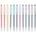 Delri Delrateu Gel Pen 0.5 mm 12 Saek , Honhapsaeksang , 1 Set (델리 델라트 펜 색 혼합색상)
