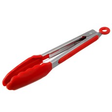 Comet Silrikon Yori Jipge , Red , 1 Pack (코멧 실리콘 요리 집게, 레드, 1개)