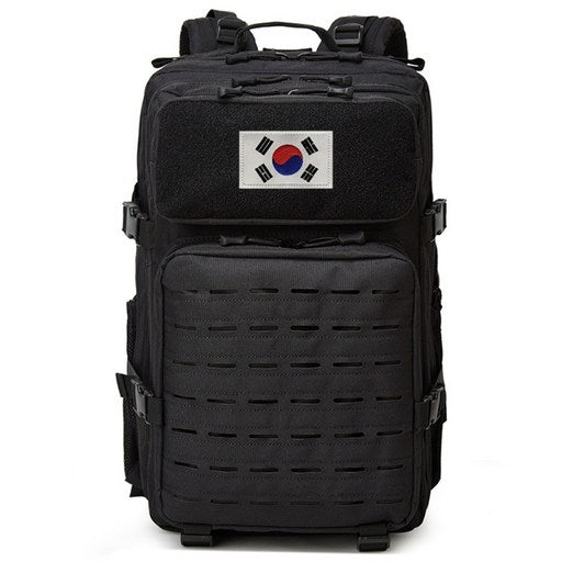 GP Sinhyeong Jeonsulbang 45 L Large Size Baek Pack Mil L Ri Gunin Gunyong Gundae Jeonsul Gonggun Kabang Deungsanbang , Black (신형 전술방 백 밀 리 군인 군용 군대 전술 공군 카방 등산방)