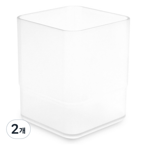 Peulrapam Keom Pact Dayong Pikseu Jeongriham 1 Ho , White , 2 Pack (플라팜 컴팩트 다용도 픽스 정리함 1호, 화이트, 2개)