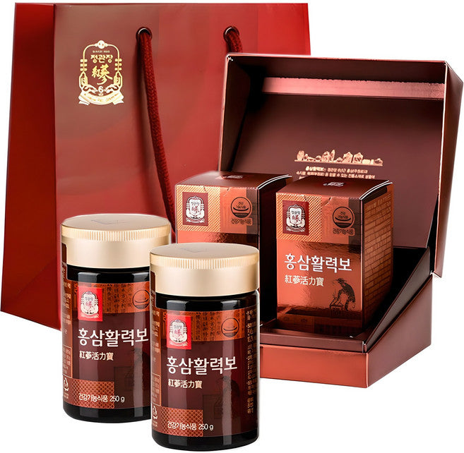 KGC Red Ginseng Hwalryeokbo , 250 g, 2 Pack (정관장 홍삼활력보, 250g, 2개)