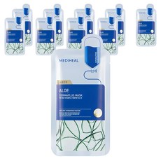 Medihil Deomapeulreoseu Al Mask , 10 Pack , 1 Pack (메디힐 더마플러스 알로에 마스크, 10개입, 1개)