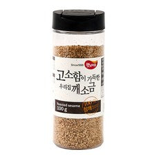 Haetnimma Gosoham Deuk Our Jip Kkaesogeum , 100 g, 1 Pack (햇님마을 고소함이 가득한 우리집 깨소금, 100g, 1개)