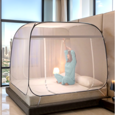Green Swelteo Wonteochi Chimdae Mogi Sheets (그린쉘터 원터치 침대 모기장)