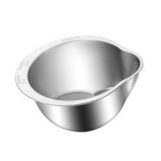 Jongeulbeol Stainless Rice Washed Bol , 1 Pack (존글로벌 스텐 쌀세척볼, 1개)