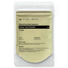 Yeonhwa Green Tea Powder Pack Green Tea Pack Cheonyeon Pack Powder Eolgul Pack Powder , 1 Pack , 1 Pack (연화 녹차가루팩 녹차팩 천연팩가루 얼굴팩가루, 1개입, 1개)