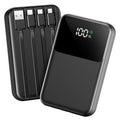 YINTO 20000 mAh Bojo Pear Teori Gosok Charging Large Size Chehyeong PD 22.5 W QC 3.0 Janryangpyosi Multi Danja , Black , N 12 (YINTO 20000mAh 보조배터리 고속충전 대용량 일체형 PD 22.5W QC3.0 잔량표시 멀티단자, 블랙, N12)