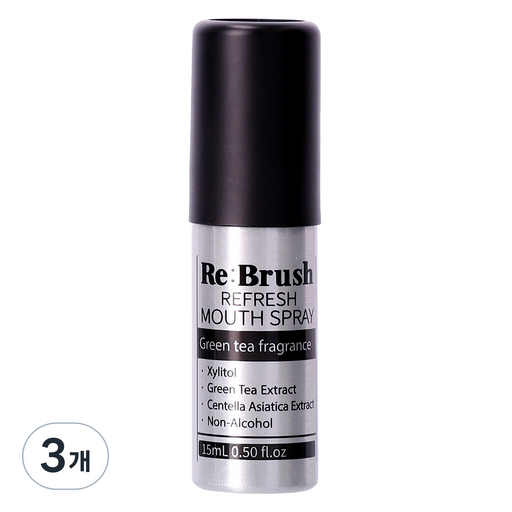 Ribeu Lush Ripeureswi Mualkol Gugang Probiotics Seupeure , 15 ml, 3 Pack (리브 리프레쉬 무알콜 구강 스프레)