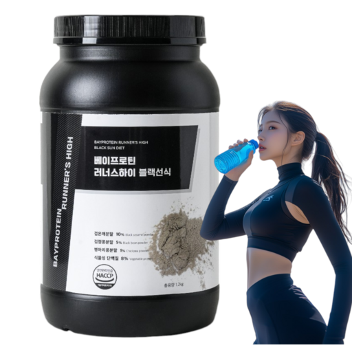 Sikmulseongpeutin Bepeutin Daeoteu Protein Black Seonsik Peutinswekeu , 1 Pack , 1.2 kg (식물성프틴 베프틴 다어트 선식 프틴쉐크)