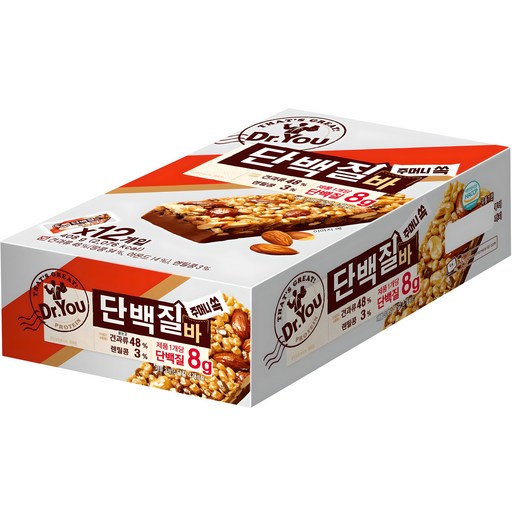 Dakteoyu Jumeonissok Protein Ba , 34 g, 12 Pack (닥터유 주머니쏙 바)