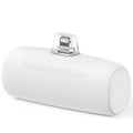 Bini Gosok Charging Kinghyeong Mini Chehyeong Bojo Pear Teori 5000 mAh, White , 8 Pin 1 Pack (비니 고속 충전 도킹형 미니 일체형 보조배터리 5000mAh, 화이트, 8핀 1개)