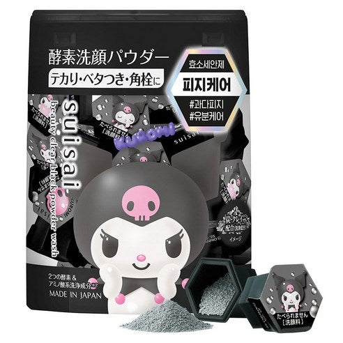 Susa Sanrio Edition Byuti Clear Black Powder Wash , 12.8 g, 1 Pack (수이사이 산리오 에디션 뷰티 클리어 블랙 파우더 워시, 12.8g, 1개)