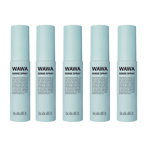 Bel Guchwijegeo Senseu Gugangseupeure , 10 ml, 5 Pack (벨 구취제거 센스 구강스프레)